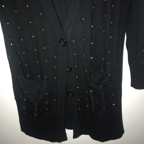 Urban Behavior Cardigan with gold Studs - Picture 3 of 8